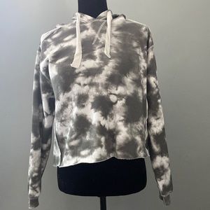 White and grey dream sickle sweat shirt and short set